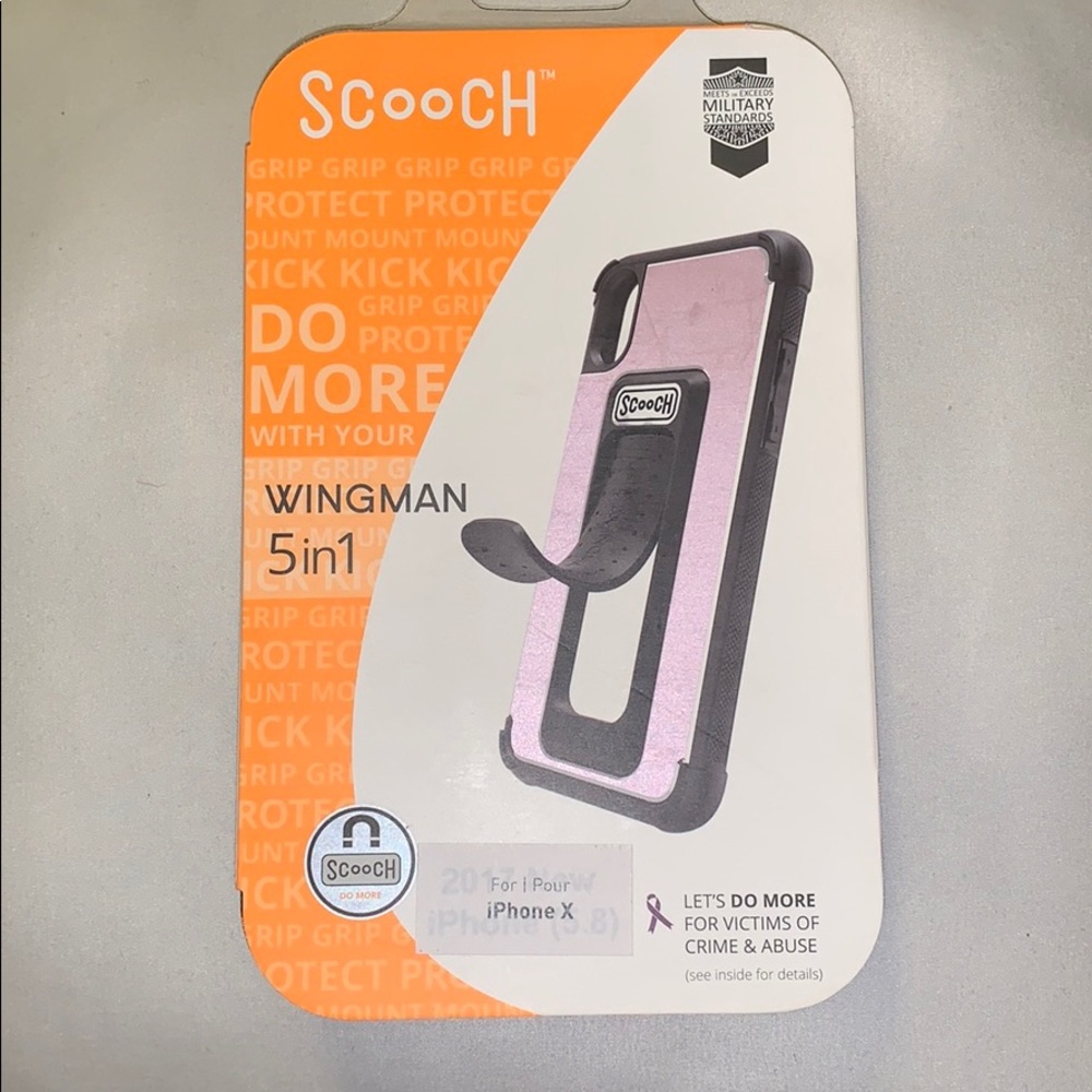 Protective iPhone X case w/ stand